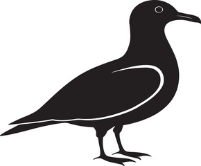gull silhouette vector