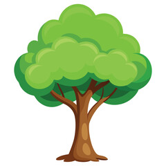 a green tree with a tree on the top of it