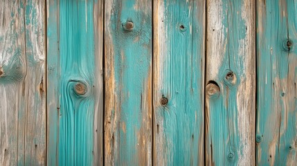 Obraz premium A blue and brown wooden board with a lot of holes