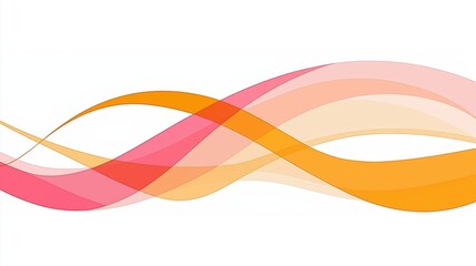 Obraz premium Colorful Fluid Abstract Waves