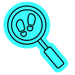 Clue icon, Investigation, search, find