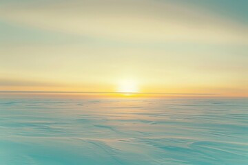 Obraz premium Winter plain landscape horizon nature outdoors.