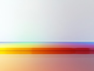 Fototapeta premium Abstract minimalistic background with horizontal color gradient lines, creating a modern and vibrant aesthetic for design or art projects.