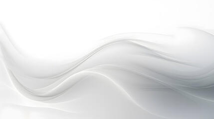 White abstract wave background with white background