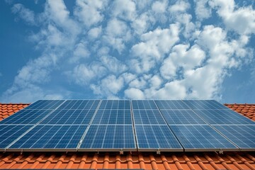 Solar panel on the roof sky sun architecture.