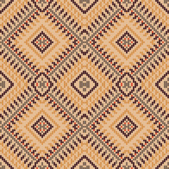 Indian Islamic Geometric Pattern Backgroundfolk Embroidery, Aztec Geometric Ornament Print. Design for Carpet, Wallpaper, Clothing, Wrapping, Fabric