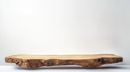 Wooden tabletop set against a clean white backdrop