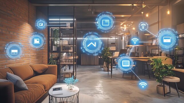 Smart Home Automation System in a Modern Office