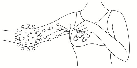 Create a vector illustration showing different hormonal contraceptive devices such as pills, patches, implants, and IUDs, arranged in a circular or grid format with brief labels.