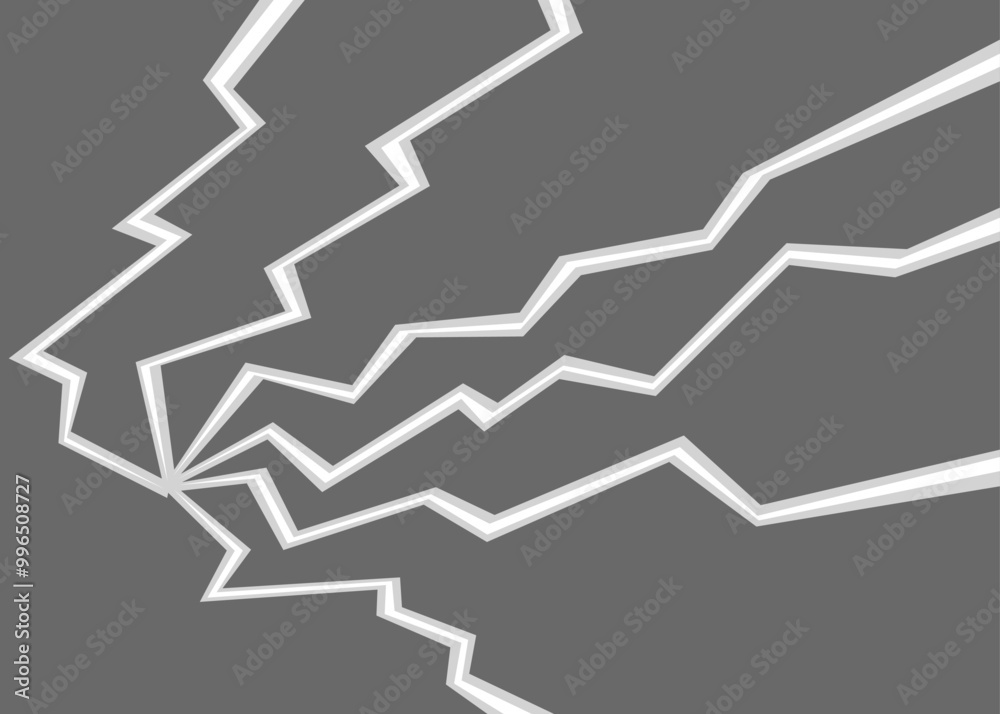 Poster abstract background with irregular zigzag lines pattern