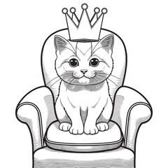 Simple line art vector design