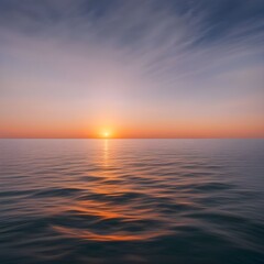Fototapeta premium sunset over the sea