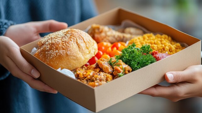 Generous Community Meal Sharing in Action