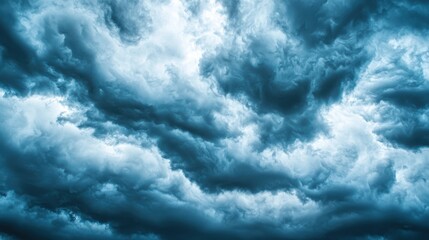 Naklejka premium blue sky with clouds