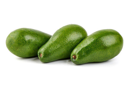Avocado, isolated on white background.