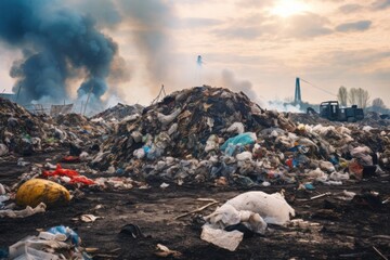 Garbage pollution ash unhygienic.  Image by rawpixel.