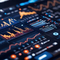 Obraz premium audio mixer control panel