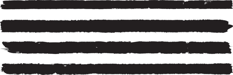 Stripes pack .Grunge Paint Roller set . Vector black stripes . Distressed banner . Black stripes with rough edges. paintbrush collection .Gradient brushes . Bulge lines . Distress textured strokes