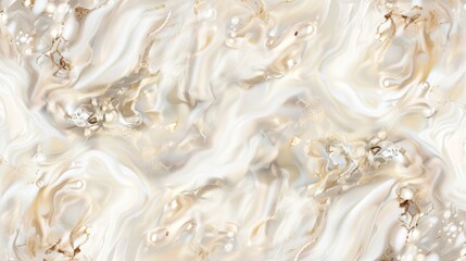 Abstract white, mother-of-pearl background with pearls
