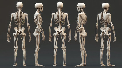 Complete Human Skeleton in Anatomical Position