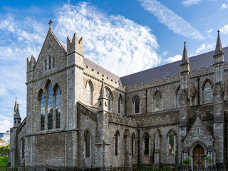 Christ Church Cathedral in Dublin - beautiful mediaeval architecture