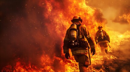 hero in the hot fire
