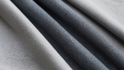 Fototapeta premium Elegant Gray Fabric Textures for Design Projects