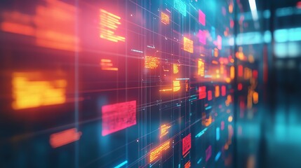 Obraz premium Executive leaders, mapping out business strategy on glass board, 3D illustration