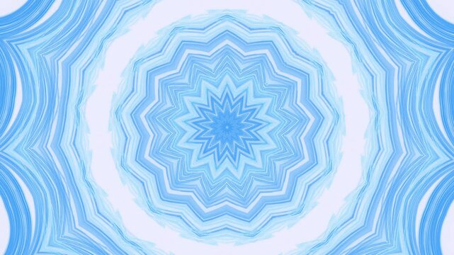 bl&uuml;tenf&ouml;rmige pastellfarbende symmetrische Form, Mandala, Blume, Muster, blau