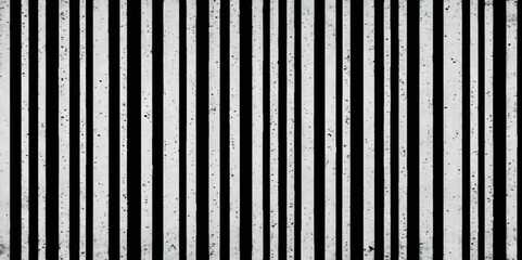 Grunge striped black and white background with vertical lines. Seamless pattern of black stripes on a white background abstract hand drawing lines. Illustration background or wallpaper and more.