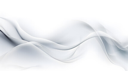 Obraz premium Blue abstract wave background with white background