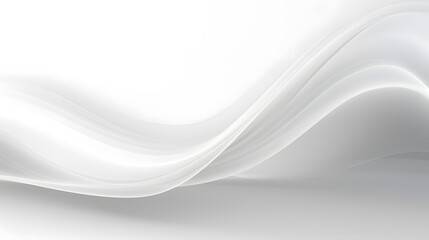 Obraz premium Blue abstract wave background with white background