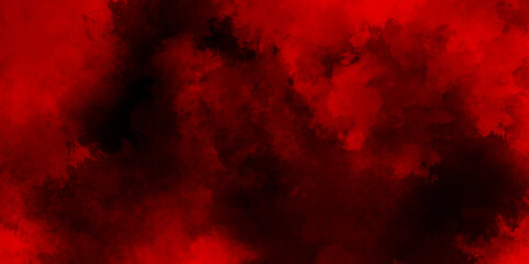 red watercolor background wallpaper with clouds. Red particles explosion on black background graphics pattern, Abstract red smoke on black background, old style dark red grunge texture.