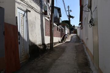 an old residential alley