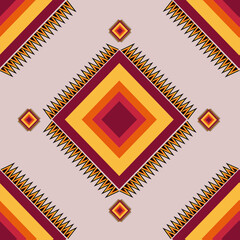 Geometric ethmic pattern, Vector, Native American pattern, Navajo design, Native American, Geometric background,Fashion colorfur, Seamless pattern