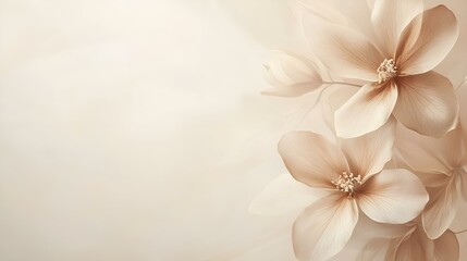 Fototapeta premium Beautiful white jasmine blossoms blooming in a summer garden, isolated on old paper