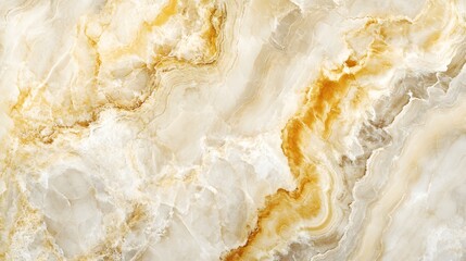 Obraz premium Gold and White Marble, Marbled, Abstract Image, Texture, Pattern Background, Wallpaper, Cover and Screen for Smartphone, PC, Laptop, 9:16 and 16:9 Format
