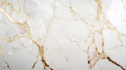 Gold and White Marble, Marbled, Abstract Image, Texture, Pattern Background, Wallpaper, Cover and Screen for Smartphone, PC, Laptop, 9:16 and 16:9 Format