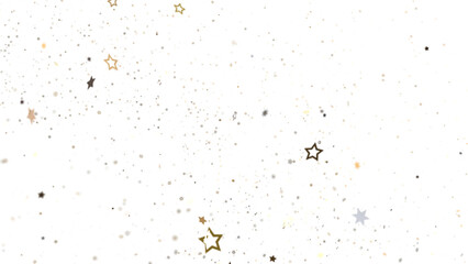 XMAS Stars - Festive christmas card. Isolated illustration white background. -