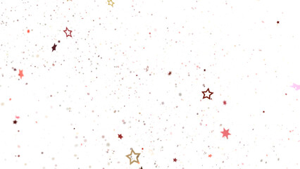 XMAS Stars - Festive christmas card. Isolated illustration white background. -