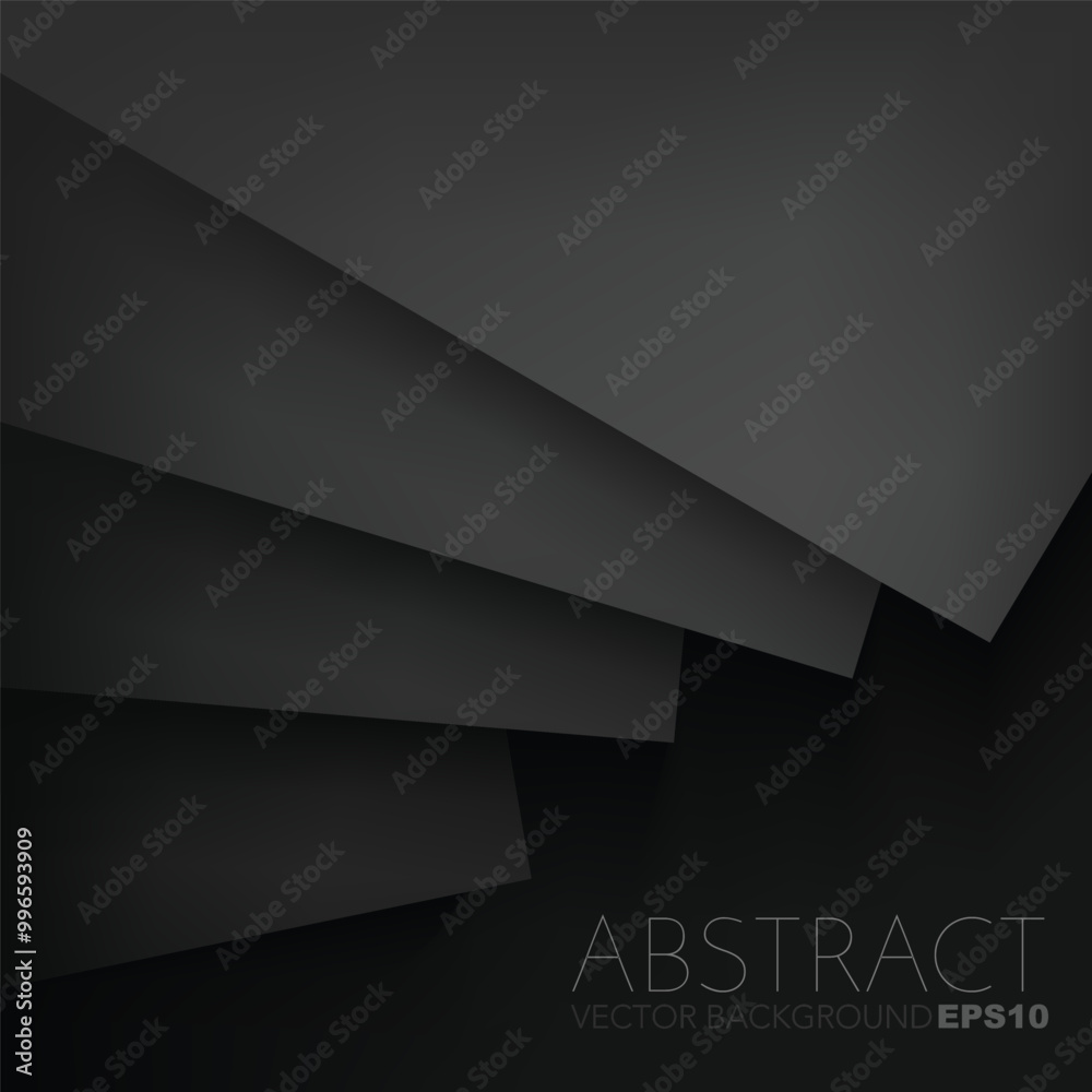 Poster graphic geometric triangle overlap vector layer background for text and message design
