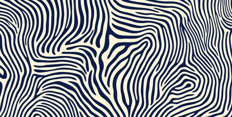 Naklejka premium Modern water modern water runny curve lines abstract repeat endless background, blue colored rhythmic waves.