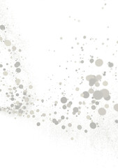 Abstract White and Black Dots