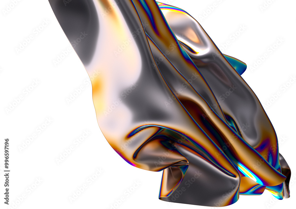 Poster silky smooth shimmering with a touch of iridescence