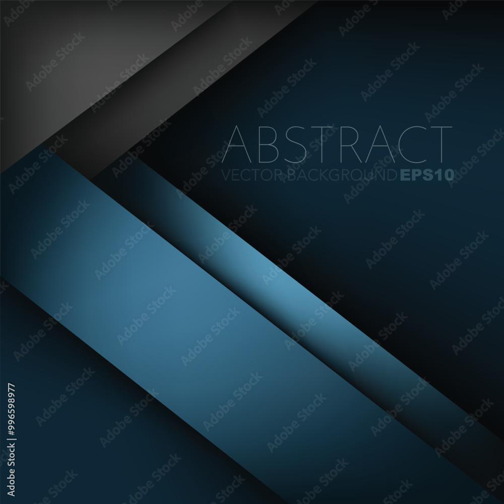 Fototapete graphic geometric triangle overlap vector layer background for text and message design