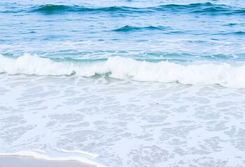 Fototapeta premium Ocean waves, blue