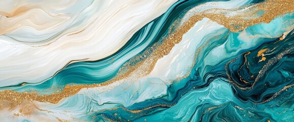 Ink background with deep blue marble, texture and luxury golden paths, gold kintsugi, eart tones hand drawn painted art, wallpaper for printing, interior design