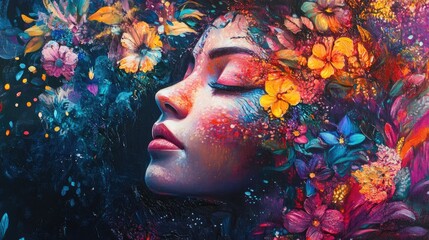 Masterful artworks showcasing creativity and emotion in vibrant colors and intricate details