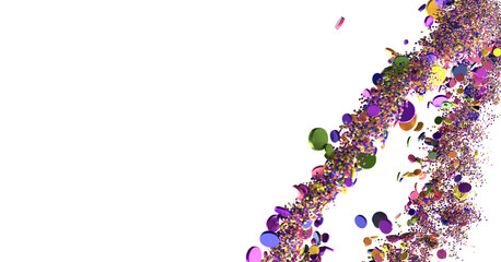 confetti png. Gold confetti falls from the sky. Glittering confetti on a transparent background. Holiday,