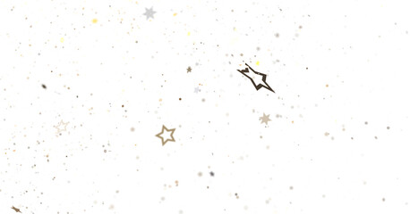 Golden Confetti Explosion